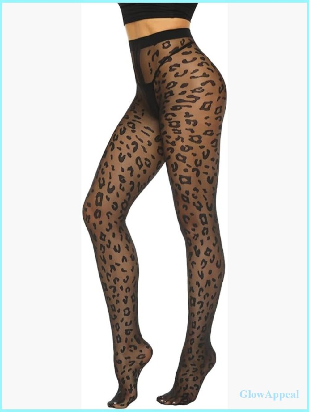 Patterned Sheer Tights 20 Denier Nylon Stockings Women